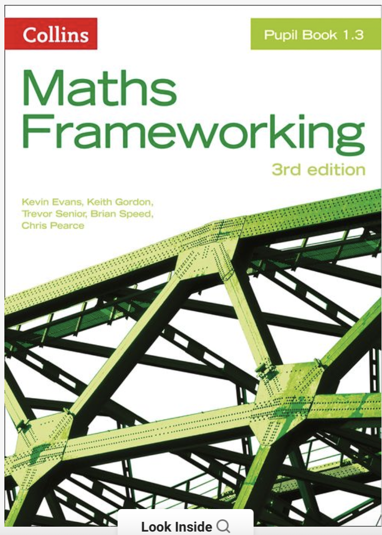 Schoolstoreng Ltd | Collins Maths Framework Pupil Book 1.3